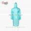 Vogue of new fund of 2016 hot lady's disposable plastic folding raincoat