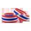2016 custom colorful rainbow silicone wristbands with logo printed