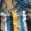 portable colorful striped 100% cotton hammock for outdoors or indoors using