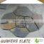 cut-to-size stone form natural rusty irregular random stone floor tile natural slate