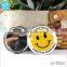 Fashion High Quality mirror tin button/round makeup mirror