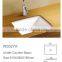 Bathroom classical ceramic rect inset basin
