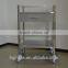 Hot sale stainless steel dental trolley, medical trolley for dentist/hospital