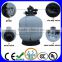 Water park top mount water well sand filter for water treatment