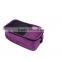 Ripstop violet nylon shoe bag with mesh
