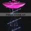 Nightclub Bar Hotel Use LED Light Up Bar Cocktail Table