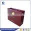 Eco-friendly Purple slogan paper bag with handles for shopping                        
                                                                                Supplier's Choice