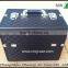 High quality black aluminum cosmetic case,aluminum makeup case