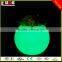LED Light Flower pot PE Material Round Planter Pot with RGB Lighting