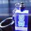 LED Light Crystal Keychain for Decoration or Holiday Gifts