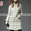 super warm thick quilted best quality 100% polyester winter jacket for ladies, high end winter coat