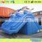 Popular water toys inflatable dolphins slide with pool