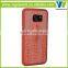 3D deisgn Croco pattern PU lagging coating pc cover for samsung s7 edge