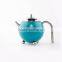 stainless steel 18/8 sprayed color food safety round 1.3L tea pot/water kettle/mug with three legs