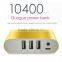 Guoguo 2016 new 3USB portable 2.4A outputs quick charge 8800mAh travel rohs mobile power bank for iphone,ipad,camera