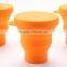 Portable travel telescopic collapsible folding travel silicone suction cups