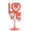 red beautiful creative design acrylic earring dispaly stand