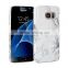 Factory price for samsung galaxy s7 marble case hard pc white marble cover case back casing