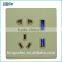 UK standard 5 pin wall plug socket with dual usb port electrical socket