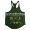 Manufacturer Stock Hot Sale Men Y Back Gym Tank Top With Printing