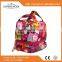 New design bright fashion side by side litht Cotton Quilted Girls Meal Bag