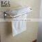 New Items Zinc Alloy Silver Color Bath Accessories Set Items Towel Rack