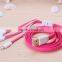 3 in 1 usb cable USB2.0 data cable, flat noodle usb cable for samsung s3 s4 for iphone 5 iphone 6