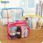 clear rectangle pvc zipper waterproof travel bag set