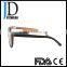 Custom Logo Square Laminated Wood Eyeglasses Polarized Wooden Sunglasses