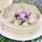 China tranditional mini round man made bamboo food steamer