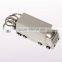 Customized alloy bicycle shaped metal car keychains keyring