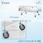 high quality manual 1 crank adjustable hospital bed manufactures