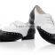 black and white latin men's shoes rubber sole men ballroom shoes genuine leather men shoes