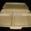 Tree Free Biodegradable Wheat Straw Disposable Paper Bento Lunch Box