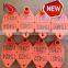 pig ear tag with TPU material in orange 32*32 mm