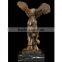 2015 chinese factory custom made handmade carved hot new products polyresin bronze angel statue