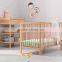 120x60cm mattress Europe Nursery Wooden baby Cot Bed