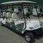 electriceight seats golf cart including two rear facing seat