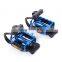 Bicycle Pedals Mountain Bike BMX Road Cycling Pedal Binding With 2 Belt Toe Straps Foot Clip Bicycle Parts Accessories