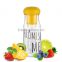 water bottle fruit infuser	FDA approved bpa free plastic Tritan fruit infuser bottle 26 oz