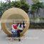 Round daybed cheap outdoor rattan day bed