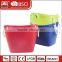 PE plastic Ice water versatile bucket with handle and lid