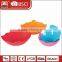 Wholesale custom mold plastic fruit mixing bowl custom cute shape salad bowl