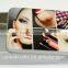 6" Vintage Style Make Up Desing Storage Tin Box Trinket