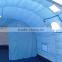 double layer dome shaped UNHCR relief tent with individual rooms