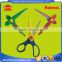 children school safety scissors 3 head interchangeable replaceable diy art student office kids hand scissors