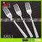 Natural color spoon and fork set with stainless steel tableware set