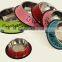 wholesale Stainless steel pet bowl Dog water bowl cat food bowl