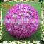 Size can be customized all types of artificial flower ball fake decor accosion artificial flower ball
