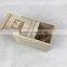 Custom high quality ec-frienfly small wooden case with sliding lid